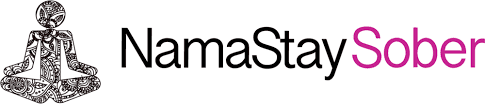 namastay sober logo